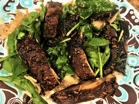 Spinach, Portobello – Sage Salad